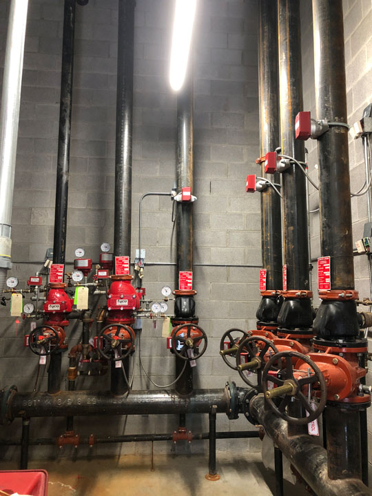 Automatic Fire Sprinkler Systems serviced by Southern KY Fire and Sprinkler as part of their fire protection services.